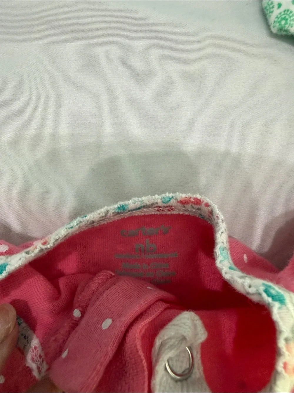 Assorted footed onesies (1 snap, 6 zip)